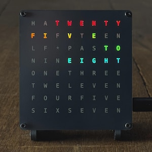 Kit orologio a LED senza saldature, regalo di elettronica fai-da-te, kit STEM per maker, bambini e ragazzi, festa del papà