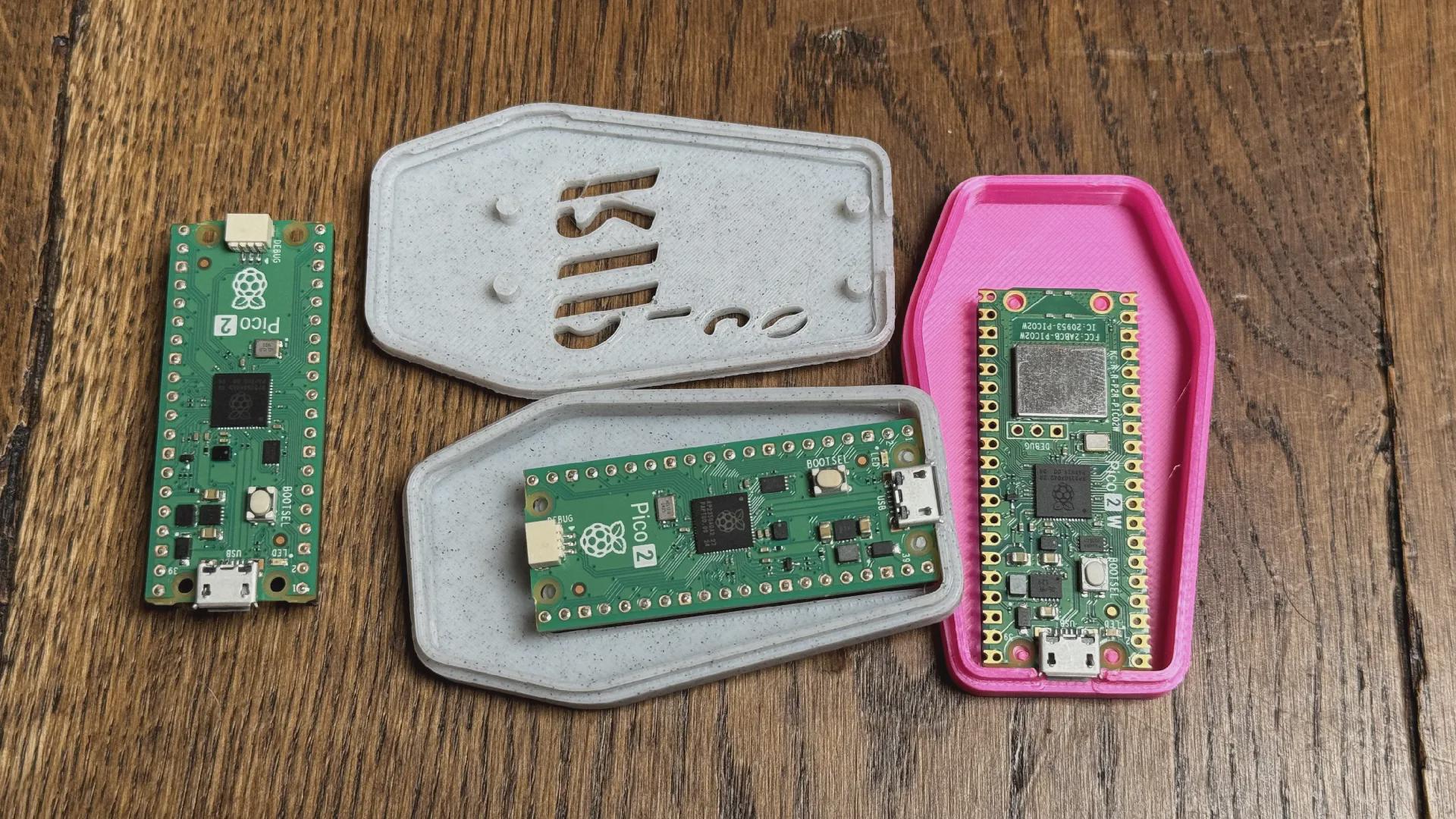 Raspberry Pi Pico 3D Printed Case, Electronics DIY Microcontroller ...