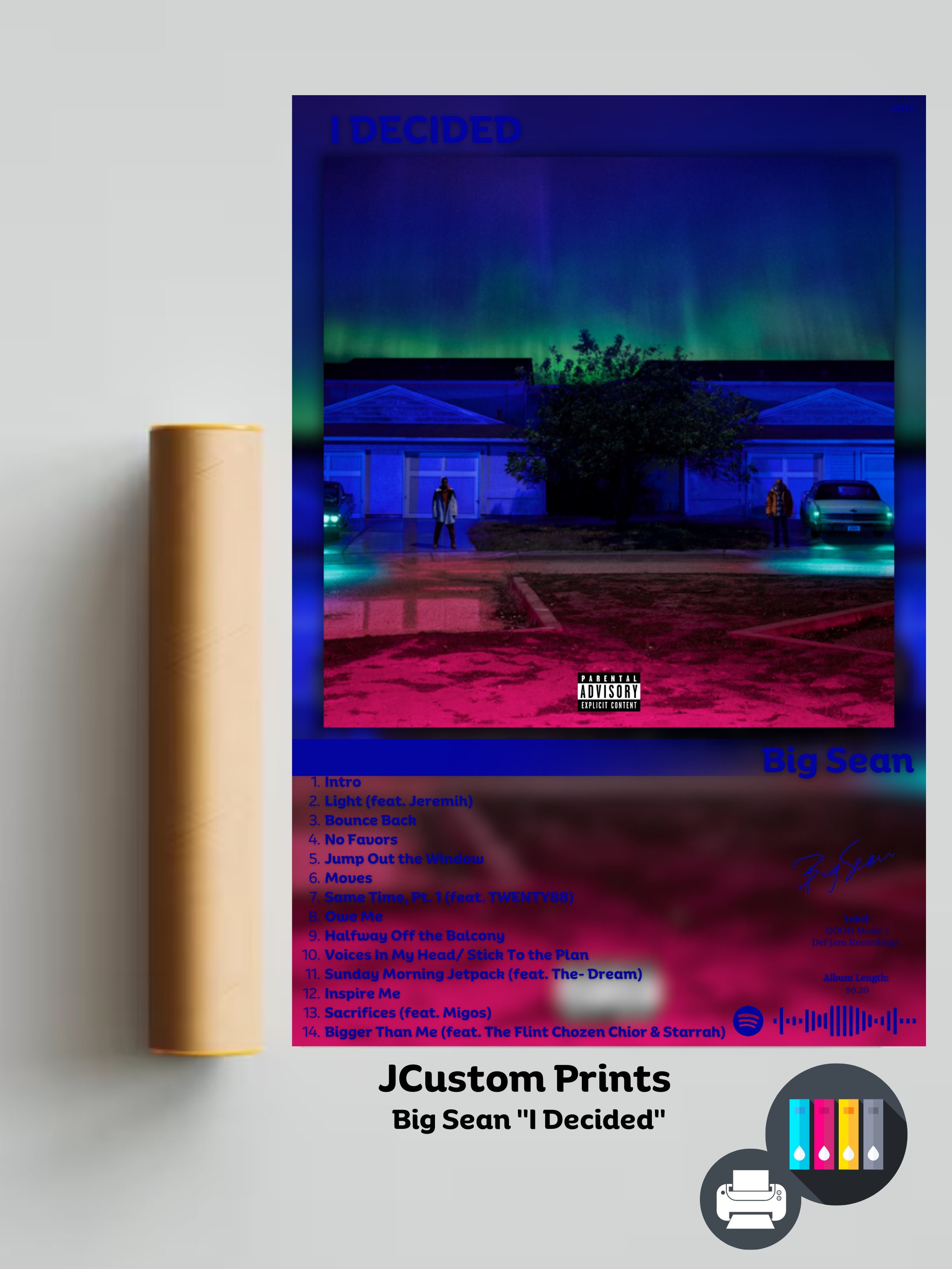 Music Poster Album Posters Custom Album Cover Poster Album 