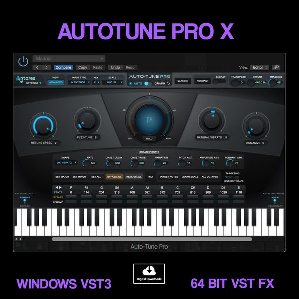 Auto Tune Pro X VST WINDOWS