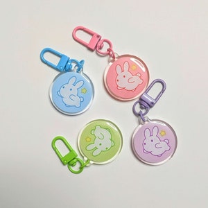 Cute Bunny Rabbit Keychain