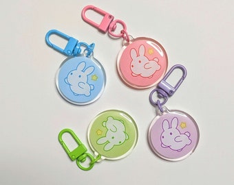 Cute Bunny Rabbit Keychain