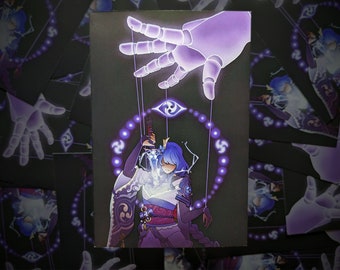 Genshin Impact Raiden Shogun - 4x6 Print