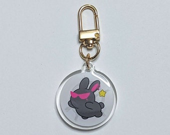 ATEEZ The World Ep. Fin: WILL Crazy Form Mito Bunny Rabbit Keychain