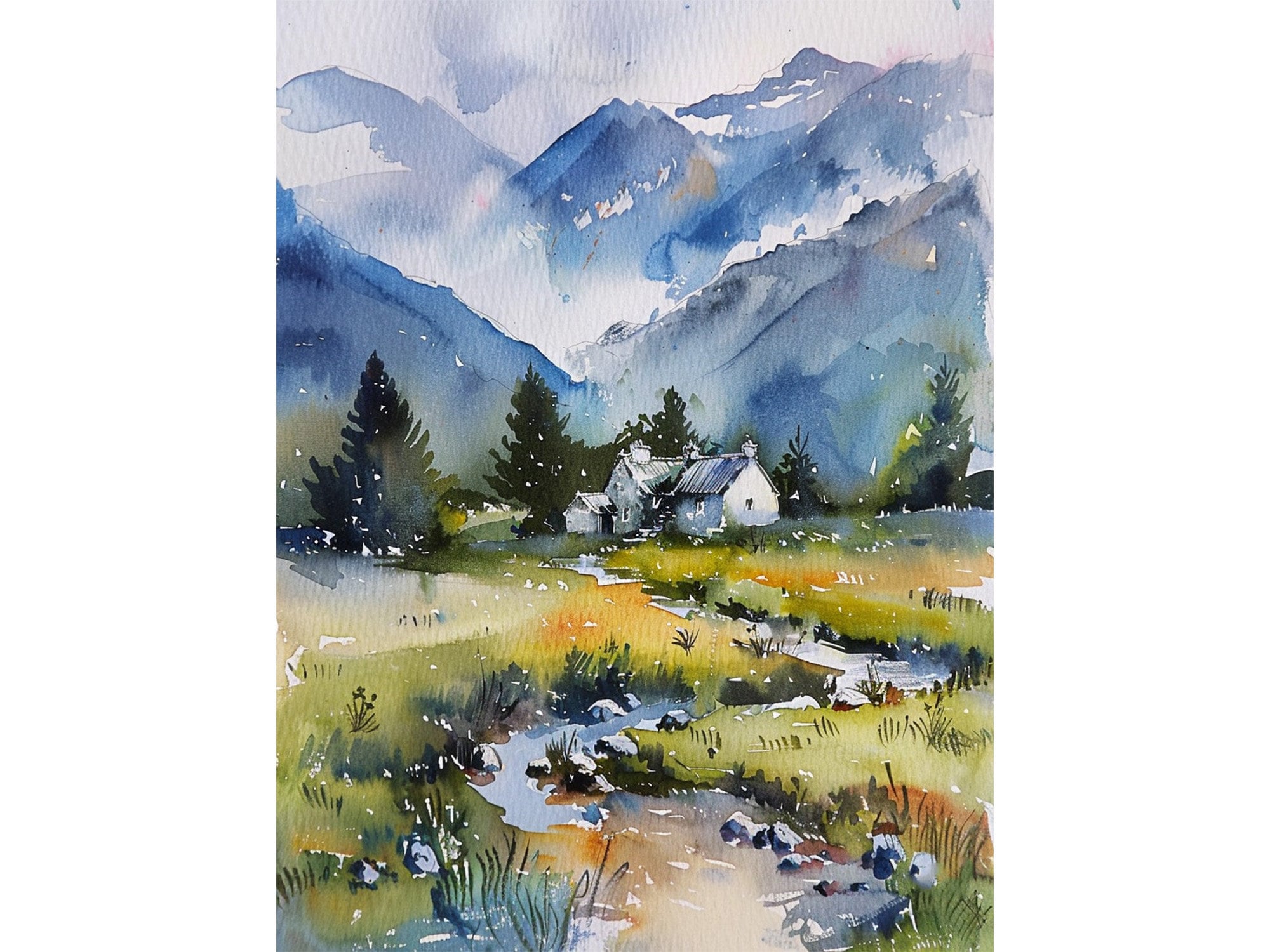 絵画 Brown Mountain Brown mountain - Forrest Girrard - Paintings & Prints