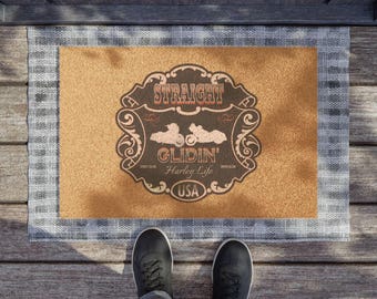 Straight Glidin' Doormat 24" x 16"