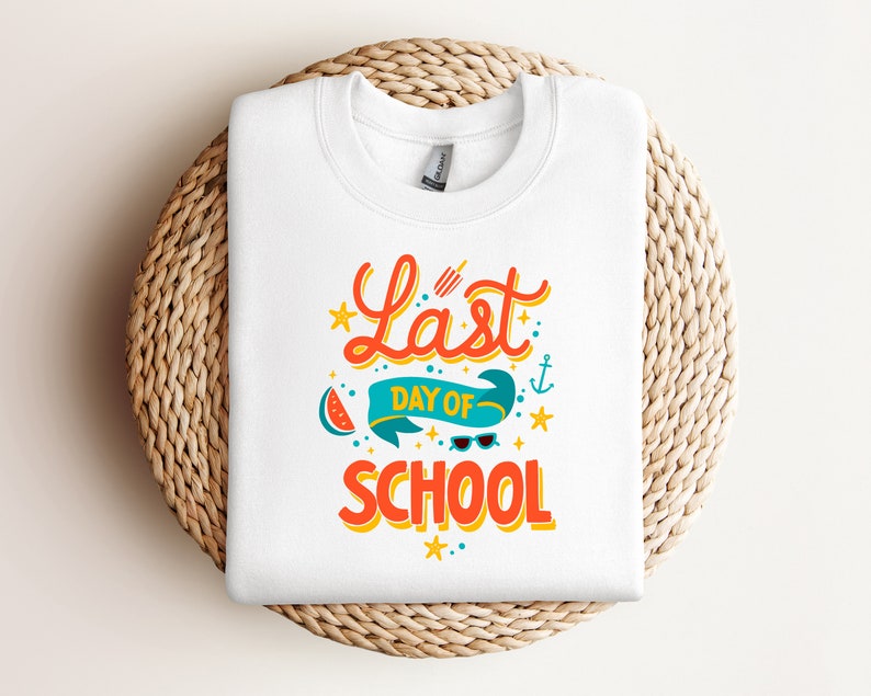 Last Day of School Kids Summer T Shirt PNG PDF JPEG Svg Instant Digital Download Cricut Silhouette File image 1