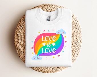 Love is Love Girls Rainbow Shirt Design PNG PDF JPEG Svg Instant Digital Download Cricut Silhouette File