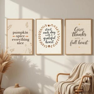 10 Fall Wall Art Quote Printable  Bundle | Autumn Aesthetic Printable Set | Cozy Minimalist Fall Decor for Home | Instant Download