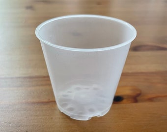 Pot transparent - Diamètre 6 cm