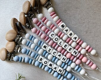 Personalized Baby Pacifier Clip