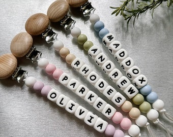 Personalized Baby Pacifier Clip