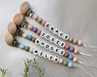 Personalized Baby Pacifier Clip