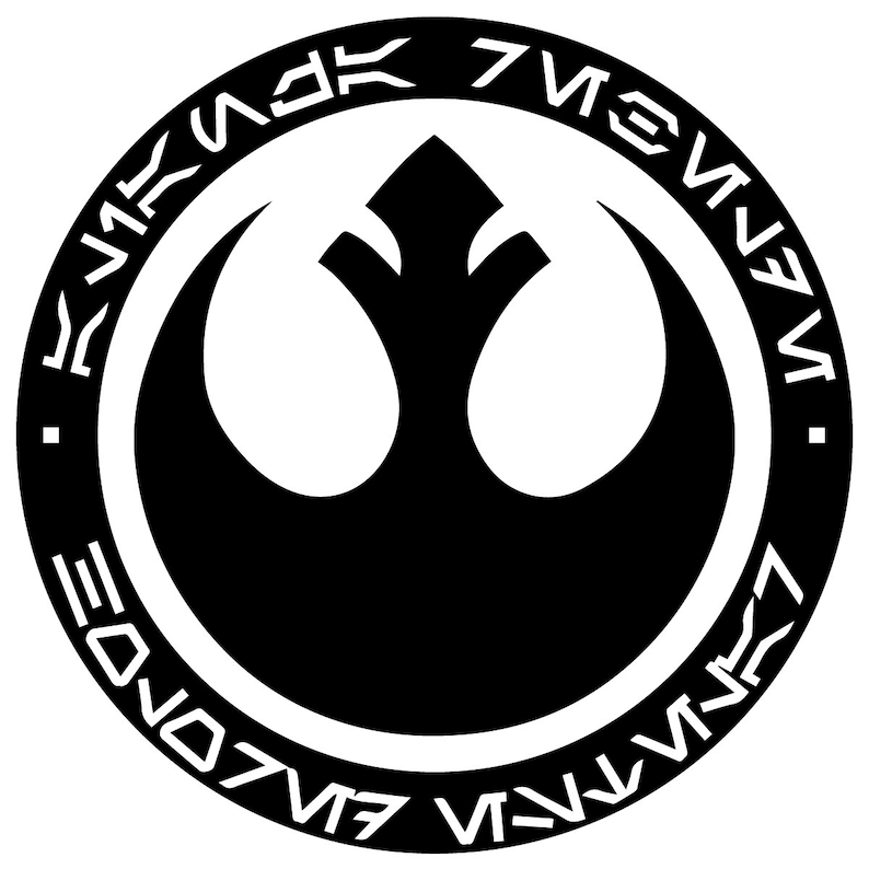 Rebel Alliance Vinyl Decal Star Wars Car Window Laptop Sticker Etsy