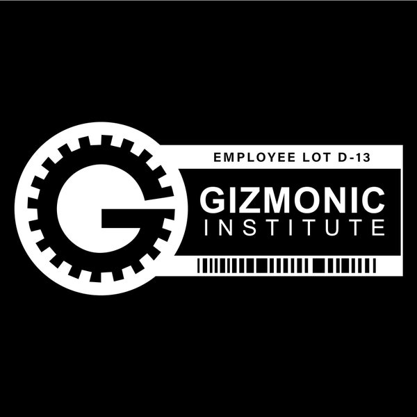 Gizmonic parkeersticker voor werknemers voor MST3K-fans