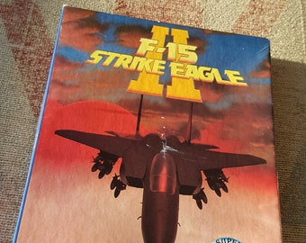 F-15 Strike Eagle II Micro Prose Super 3-D Graphics Computer Game