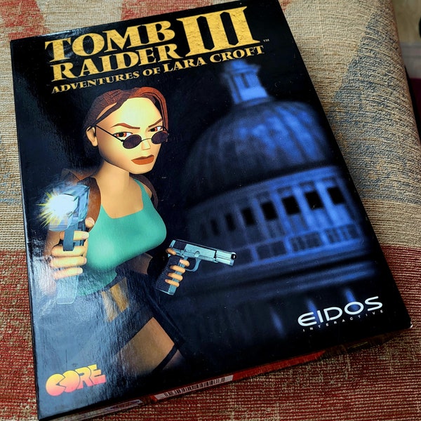Tomb Raider 3 Lara Croft - Version PC Big Box FR, Bon État