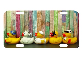 Rubber Duck License Plate Tag Graphic for Truck SUV or Car