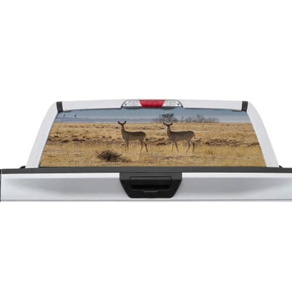 Back Window Deer Decal - Etsy