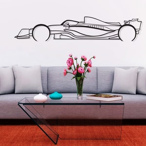 Formula 1 Wall Art F1 Metal Wall Art Metal Car Wall Decor Gift For Car Lovers Car Guy Gift Automotive Art Large Metal Wall Art Car Gift