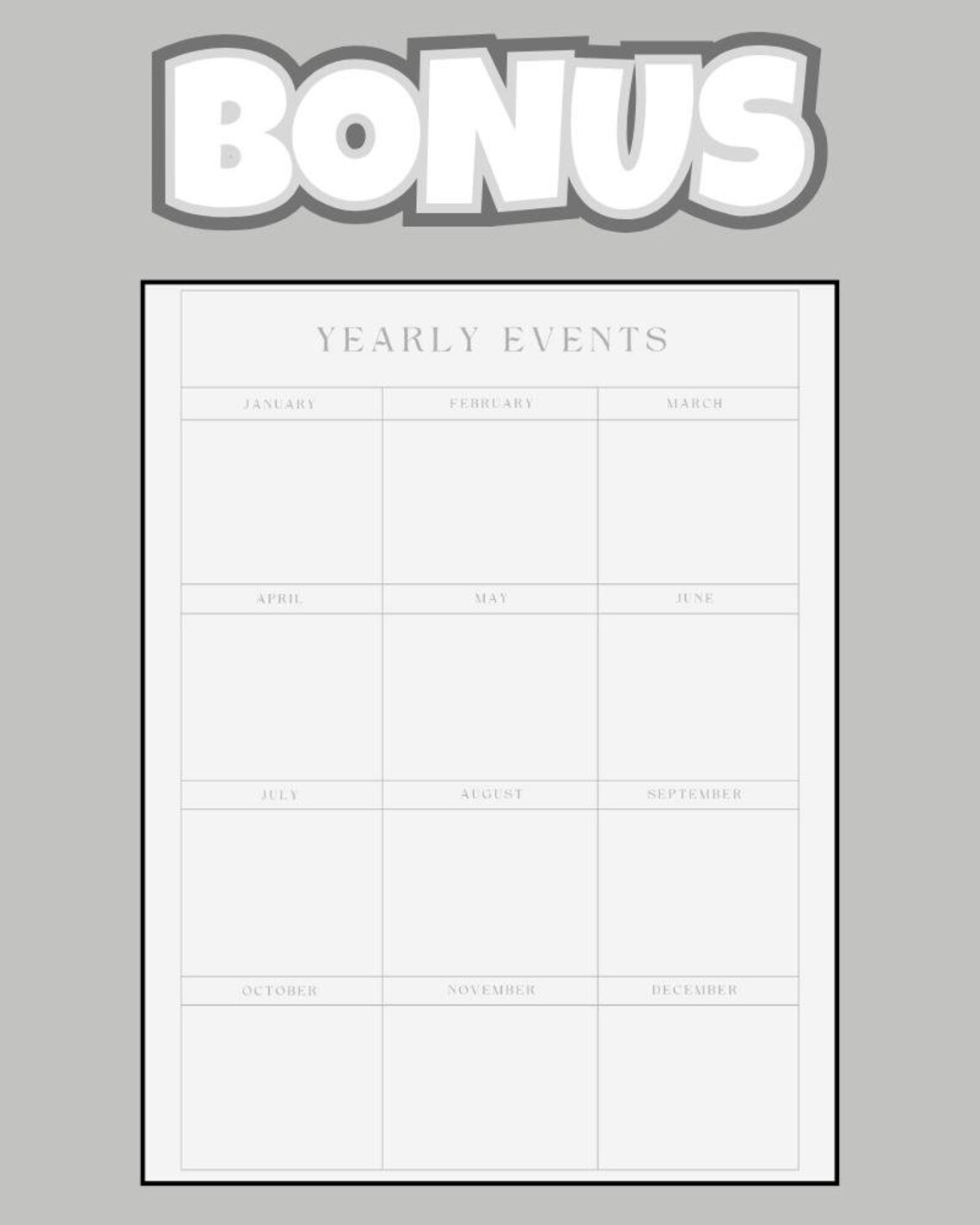 2024 Monthly Planner Printable, Editable 2024 Yearly Calendar - Etsy