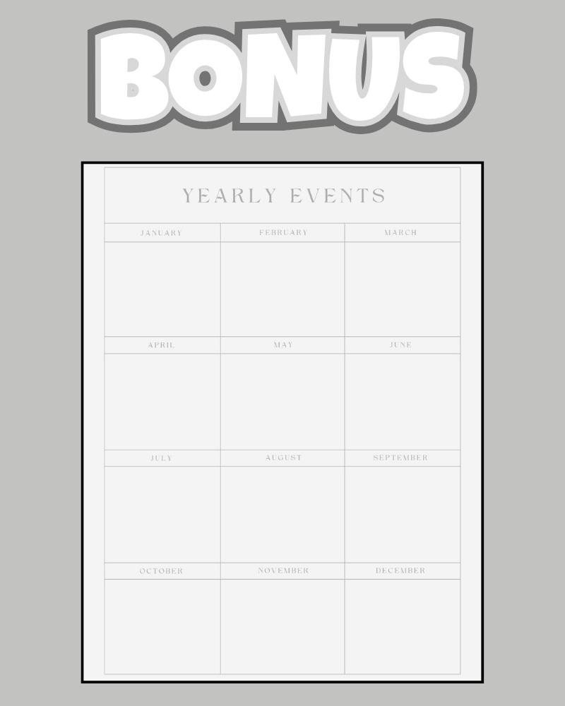 2024 Monthly Planner Printable, Editable 2024 Yearly Calendar - Etsy