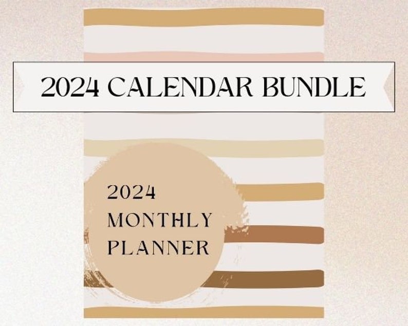2024 Planner Printable Monthly Calendar Editable - Etsy Australia