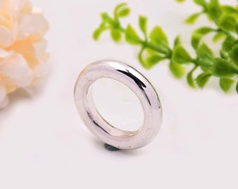 Chunky 925 Sterling Silver Band Ring - 5mm Thick Wedding Band