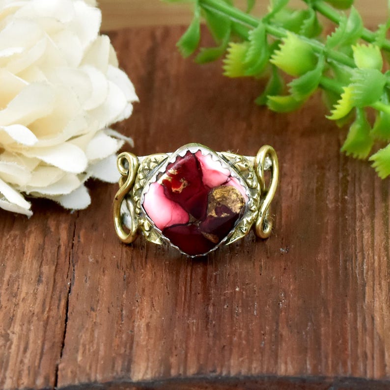Dahlia Rose & Turquoise Handmade Sterling Silver F main image 1