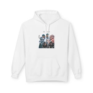 WillMack Hoodie: Relaxed Fit, Midweight Cotton Blend, Hockey Graphic Print