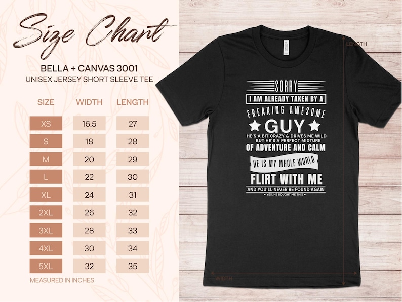 Sorry Taken By Guy T-Shirt, Funny Relationship Gift image 10