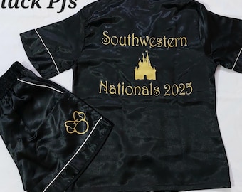 Disney Theme Pajama sets,Dance Team Pjs,Football Team PJs,Custom Logo PJs,Minnie Mickey Pjs,King Queen Pjs,Mr and Mrs PJs,Slumber Party PJs