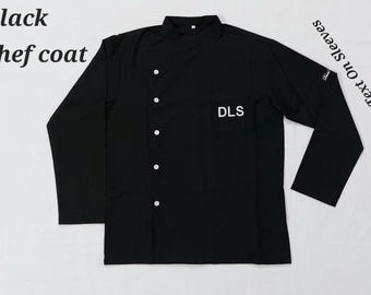 Unisex Chef Jacket with Name, Child's Chef Coat,Personalized Chef Coat for Men,Chef Jacket,Custom Logo Embroidered Chef Coat,Chef Attire