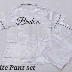 Long sleeve pajama set,Satin long sleeve pajama set,Satin Pajama set,Long silky pajama, Long pants pajamas,Bridesmaid PJ&#39;s,Bridal Party Gift