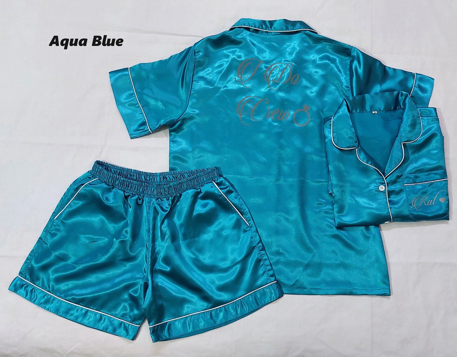 Personalized Pyjama Sets,customized Pj's,bridal Pajama Sets,bridesmaid ...