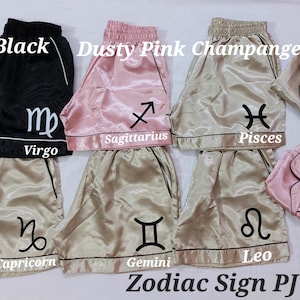 Zodiac Pajamas Etsy Canada