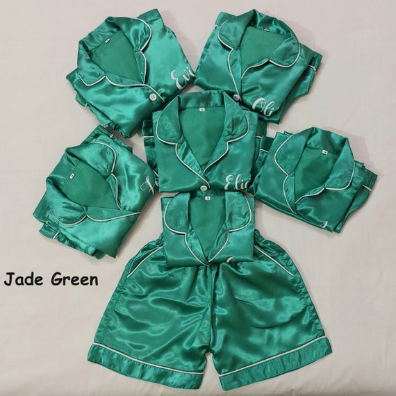 Kids Pajama Sets toddler PJ Set personalized Flower Girl Pyjama Set kids Nightwear junior Bridesmaid Pj s bridal Party Pjs youth Pyjama Sets Etsy UK