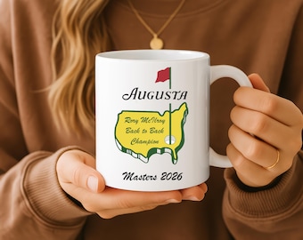 Augusta 2026 Masters Golf Tournament Mug – Golf Fan Gift, Masters Inspired Coffee Cup, Golf Lover Present, Dad Gift, Golf Memorabilia Mug