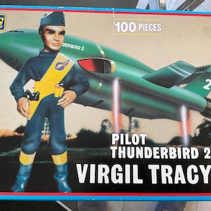 Thunderbirds Virgil Tracey, Thunderbird 2 pilot, 100 piece jigsaw