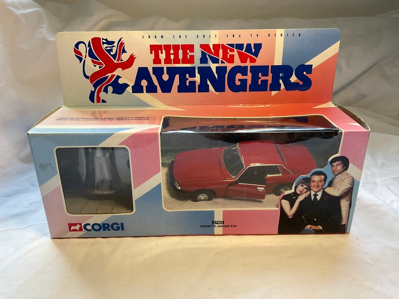 Corgi Toys 1:36 THE NEW AVENGERS JAGUAR XJS TV film