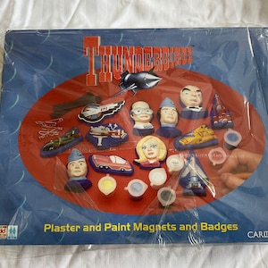 Thunderbird Plaster, paint and fridge magnet gift set.