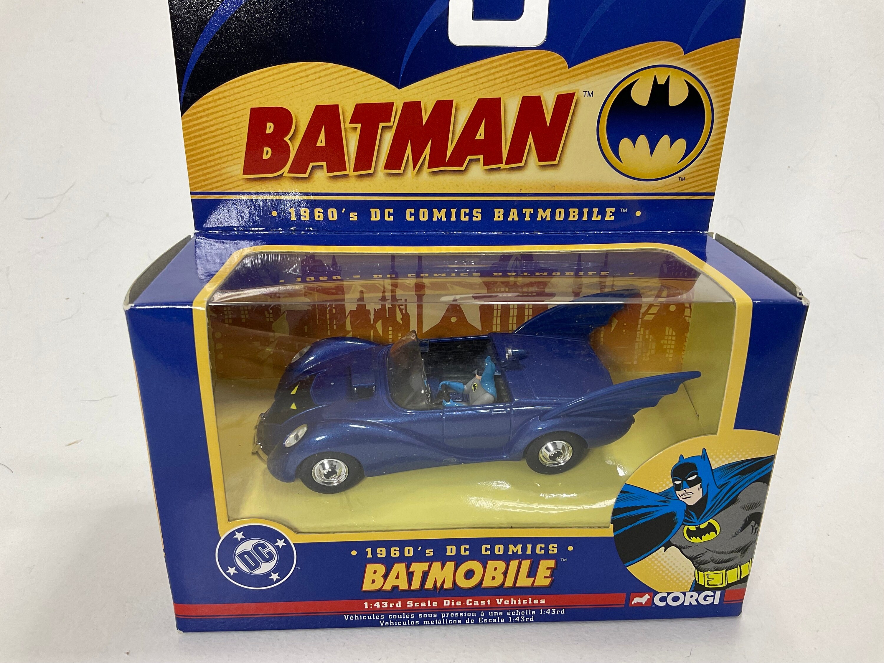 Batman, 2000 DC Comics 1960's Blue Batmobile