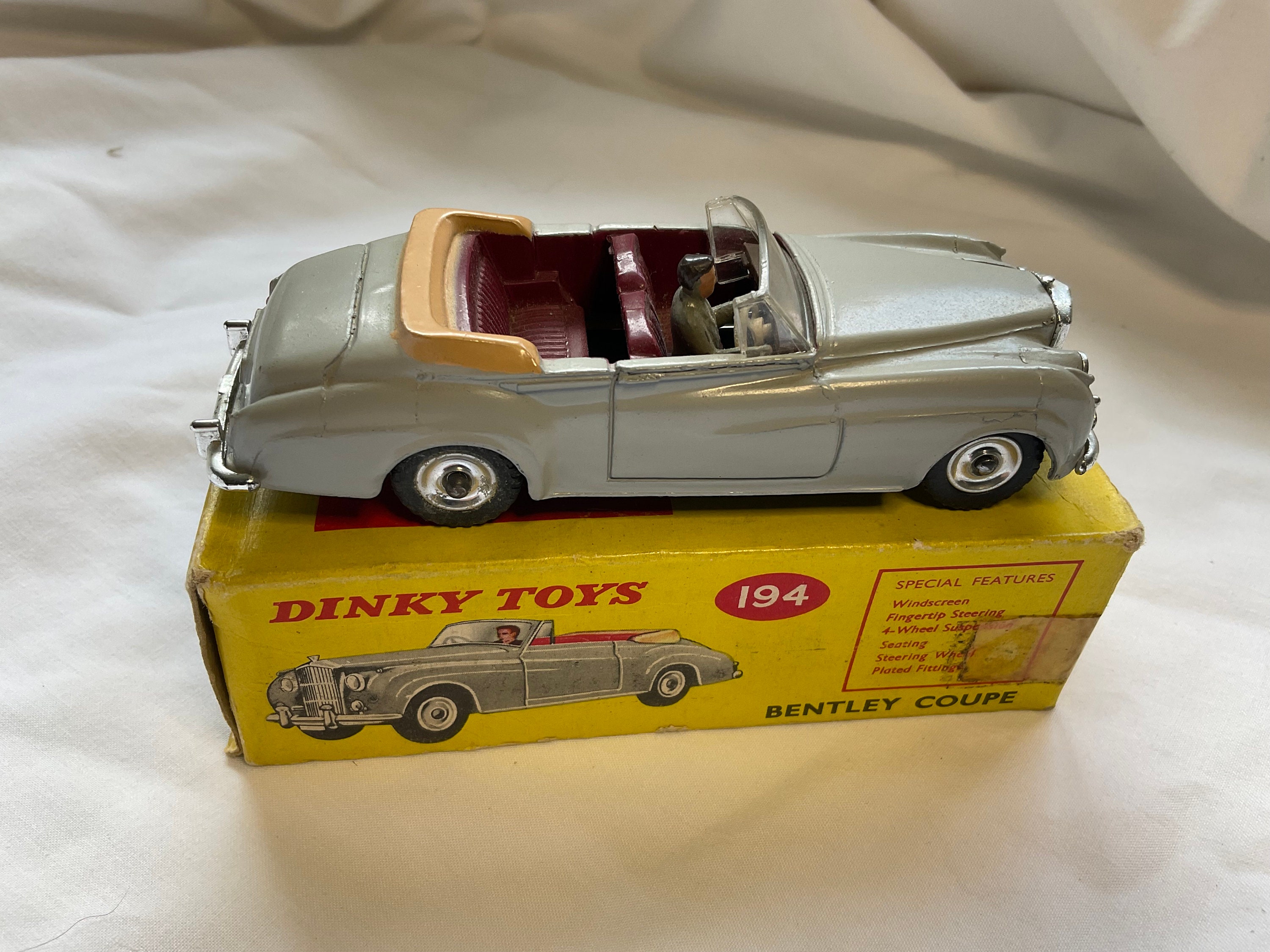 ミニカー DINKY No.190 BENTLEY COUPE Dinky Toy 194. Bentley Coupe. - Etsy