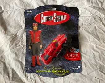 Captain Scarlet, Spectrum Saloon Car, in unopened packaging.