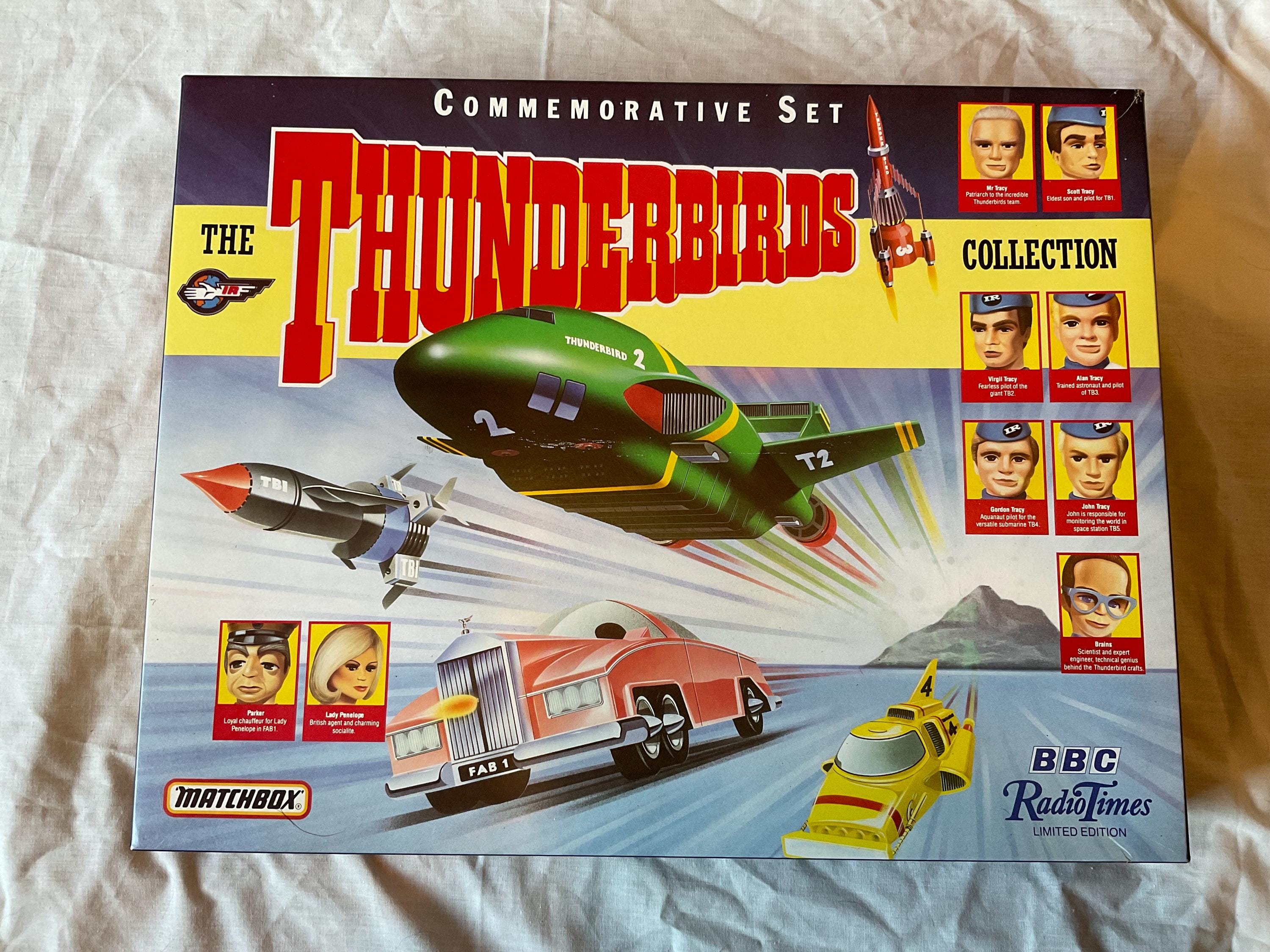 Thunderbirds Thunderbird 2 & 4 Matchbox 1994 - MOC Traces D'usage