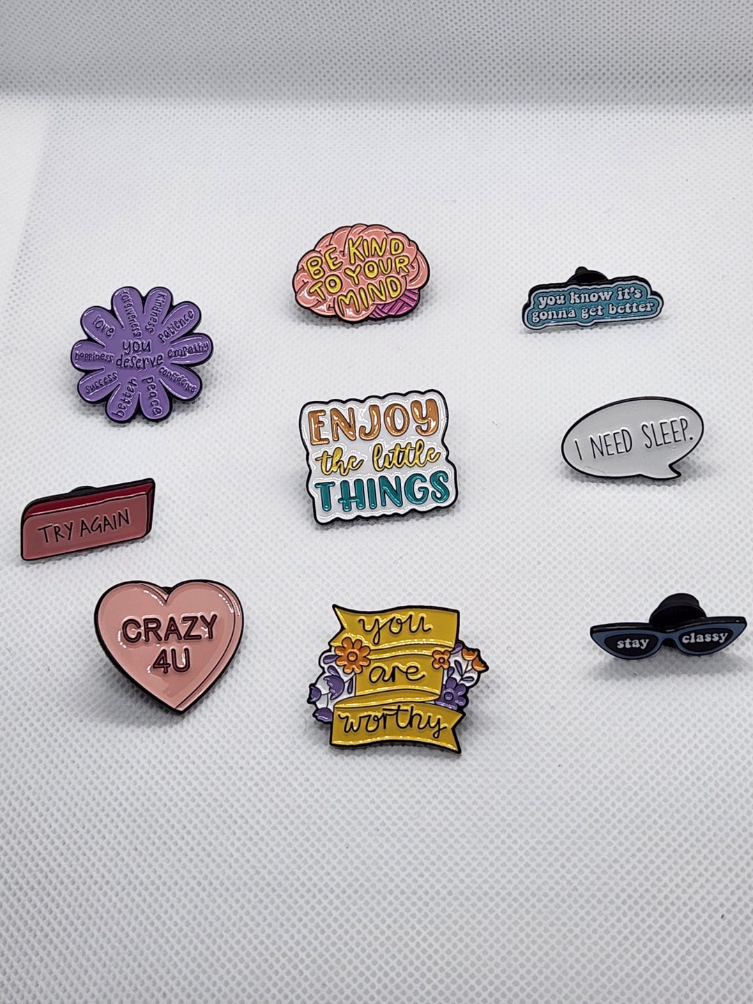 Inspirational Pins | Enamel Pins | Lapel Pins | Motivational Pins ...