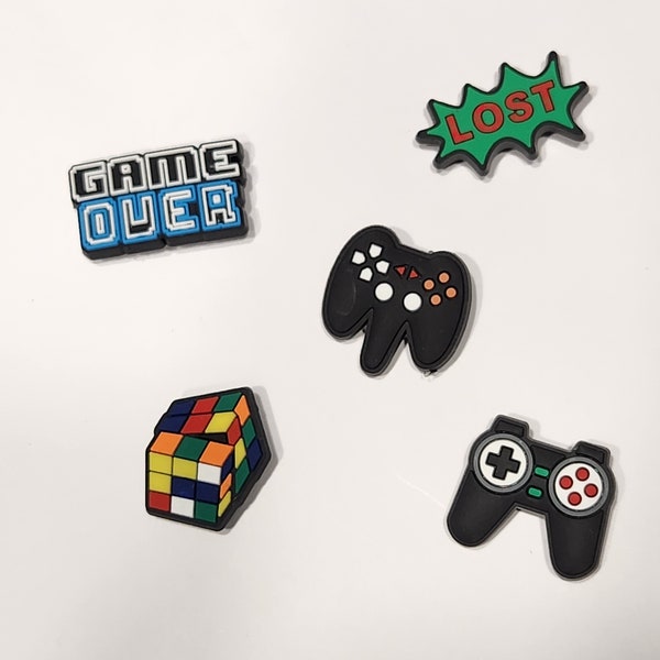 Video Game Croc Charms | Jibbitz for Crocs | Cool Gamer Shoe Charms | Crocs Accessories | Gaming | Game Controller | Gifts