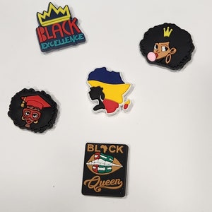 Shoe Charms For Women & Men | Black History Month Shoe charms for Clogs | Shoe Charms | Clog Accessories | Gifts