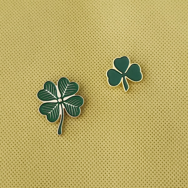 St. Patrick's Day Pins | Enamel Pins | Lapel Pins | Shamrock  Clovers & Four Leaf Clovers | Collectable Pins | St. Patty's Day Gifts