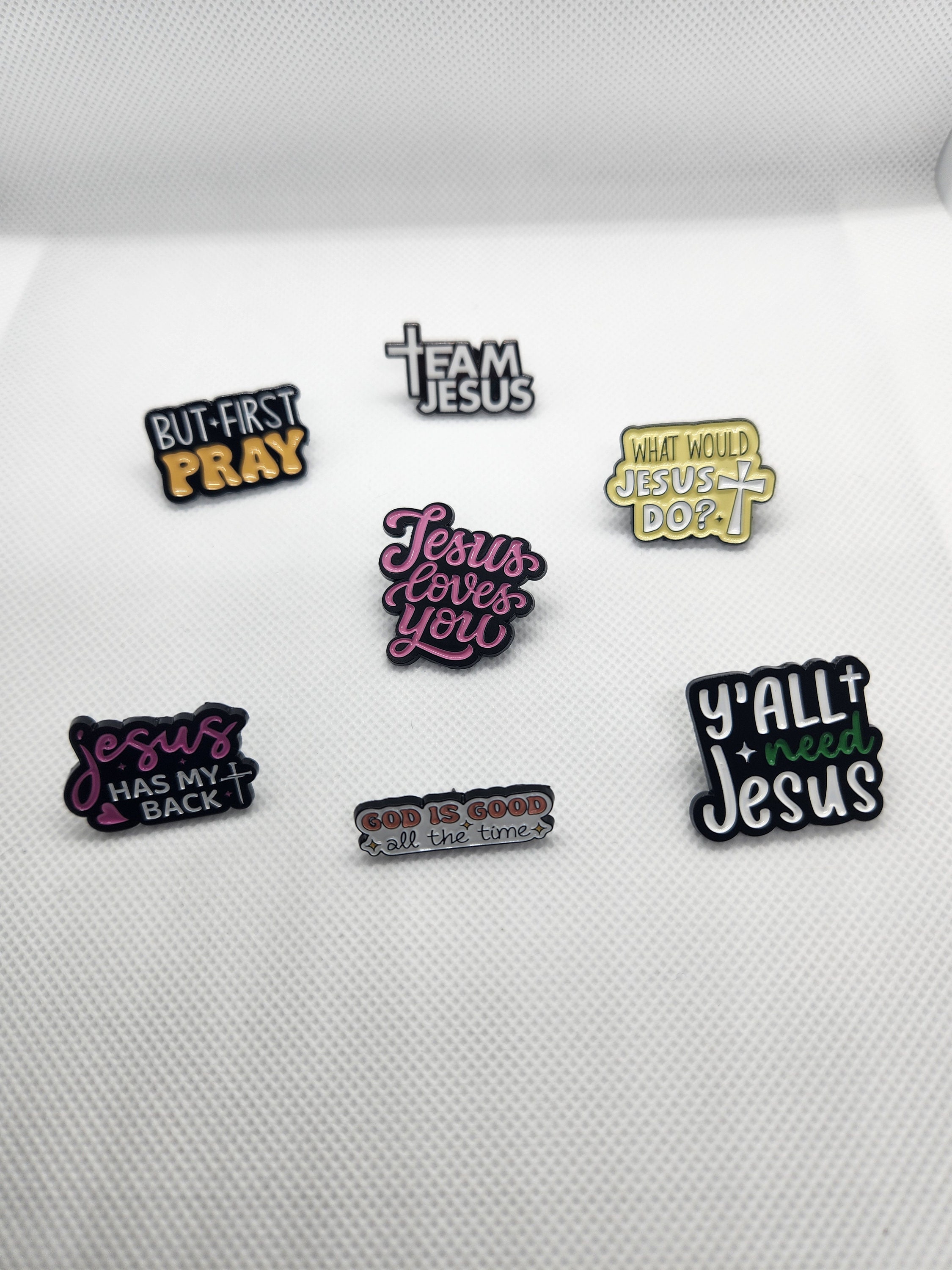 Jesus Enamel Pins: Christian Religious Gifts - Etsy